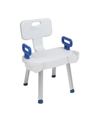 Drive™ Shower Chair With Removable Arms & Backrest 21-1/2 Inch Seat Width