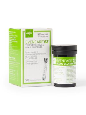Medline Glucose Test Strips for EVENCARE G2 Meters