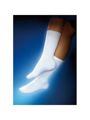Diabetic Compression Socks JOBST® Sensifoot™ Crew Medium Black Closed Toe