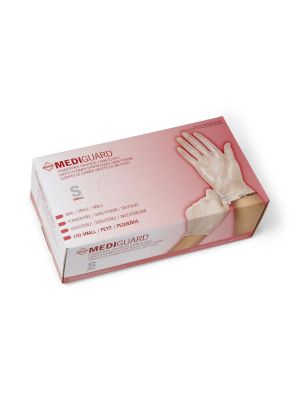 Medline MediGuard Synthetic Medical Gloves, Powder-Free Vinyl
