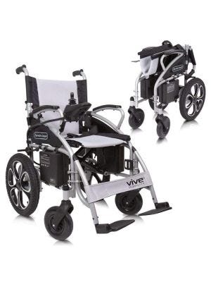 Vive Compact Power Wheelchair - Foldable Long Range Transport Aid