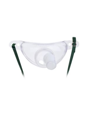 Medline Hudson RCI Tracheostomy Mask Collar Style Adult One Size Fits Most Adjustable Head Strap