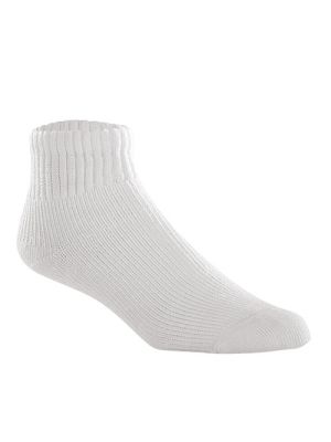 Diabetic Compression Socks JOBST® Sensifoot™ Crew Large White Closed Toe
