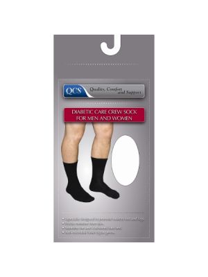 Diabetic Socks QCS Crew Closed Toe
