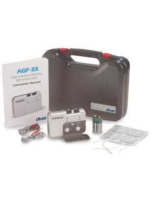Drive Medical Deluxe Dual Channel TENS, Horizontal Design