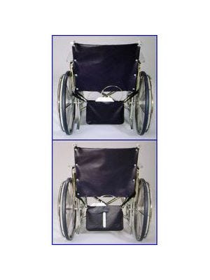 Urinary Drainage Bag Holder Thru-View Vinyl, Blue, Vinyl Window