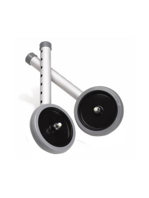 Medline Guardian Walker Wheels, 5", Pair